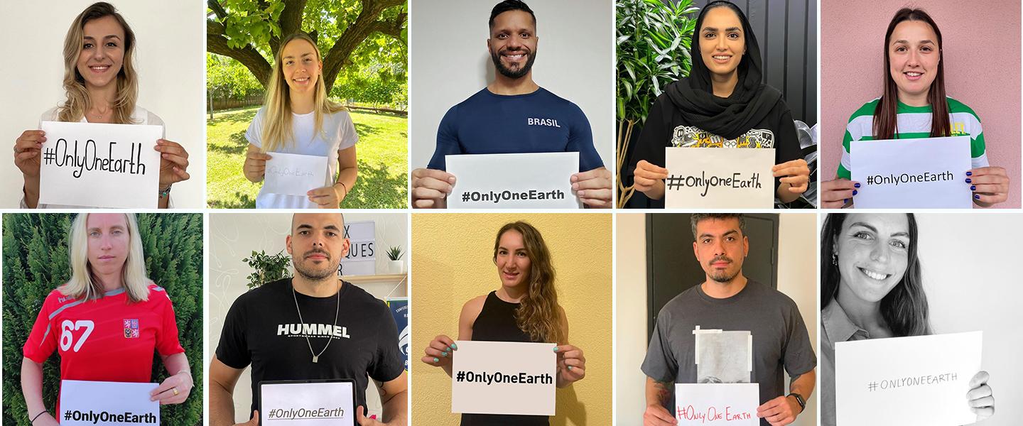 Global handball stars support World Environment Day