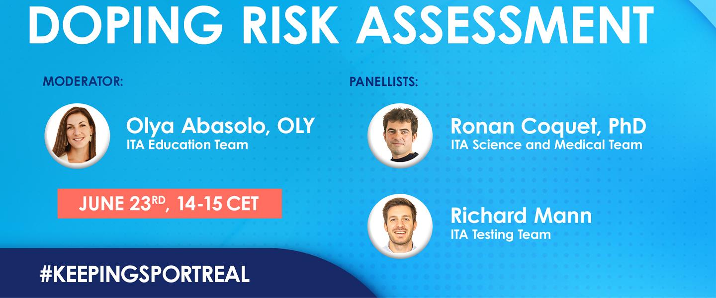 ITA offer webinar on doping risk assessment