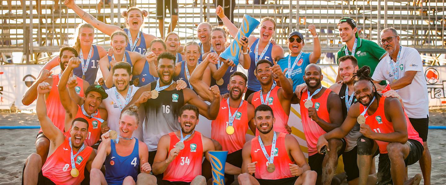 Team Blue Bee and LX50 Handball claim ebt Finals 2022 titles