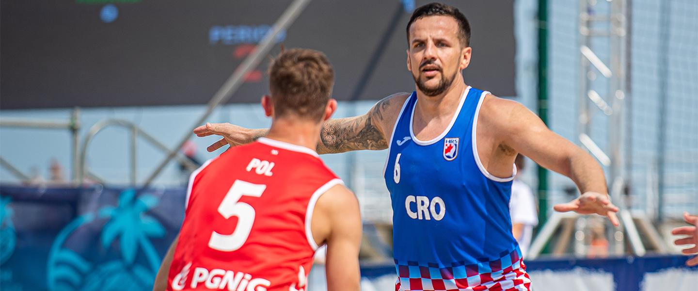 World champions Croatia clinch inaugural Beach Handball Global Tour stage win