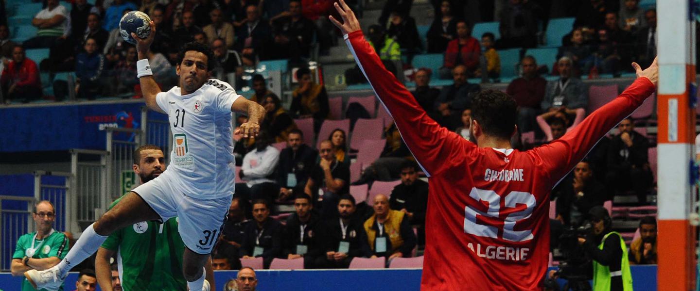 14 teams line up at the start of the 25th CAHB African Men’s Handball Championship