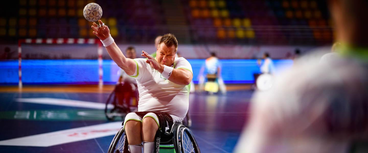 1st IHF Four-a-Side Wheelchair Handball Championship concludes with crunch games