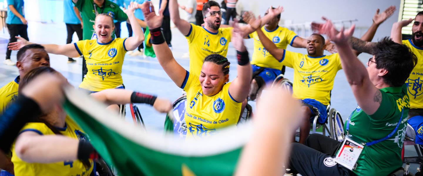 Brazil seal gold at IHF Four-a-Side Wheelchair Handball Championship 