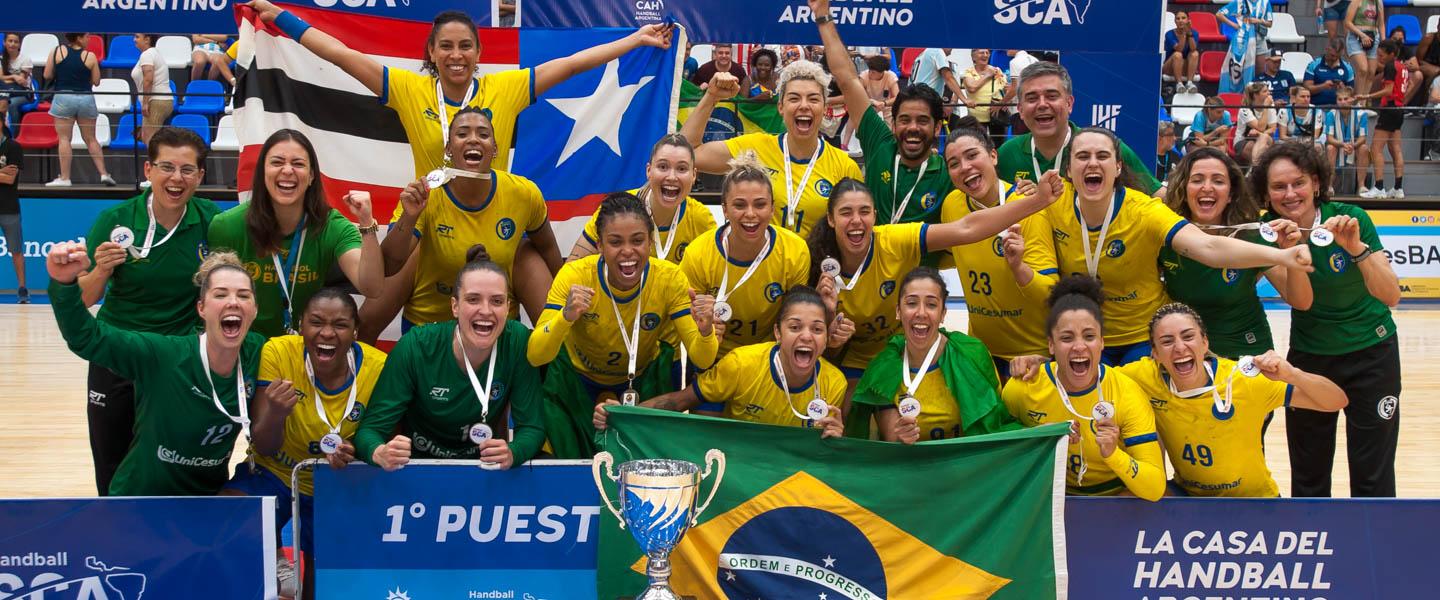 Brazil retain title at the 2022 South and Central American Women's Handball Championship