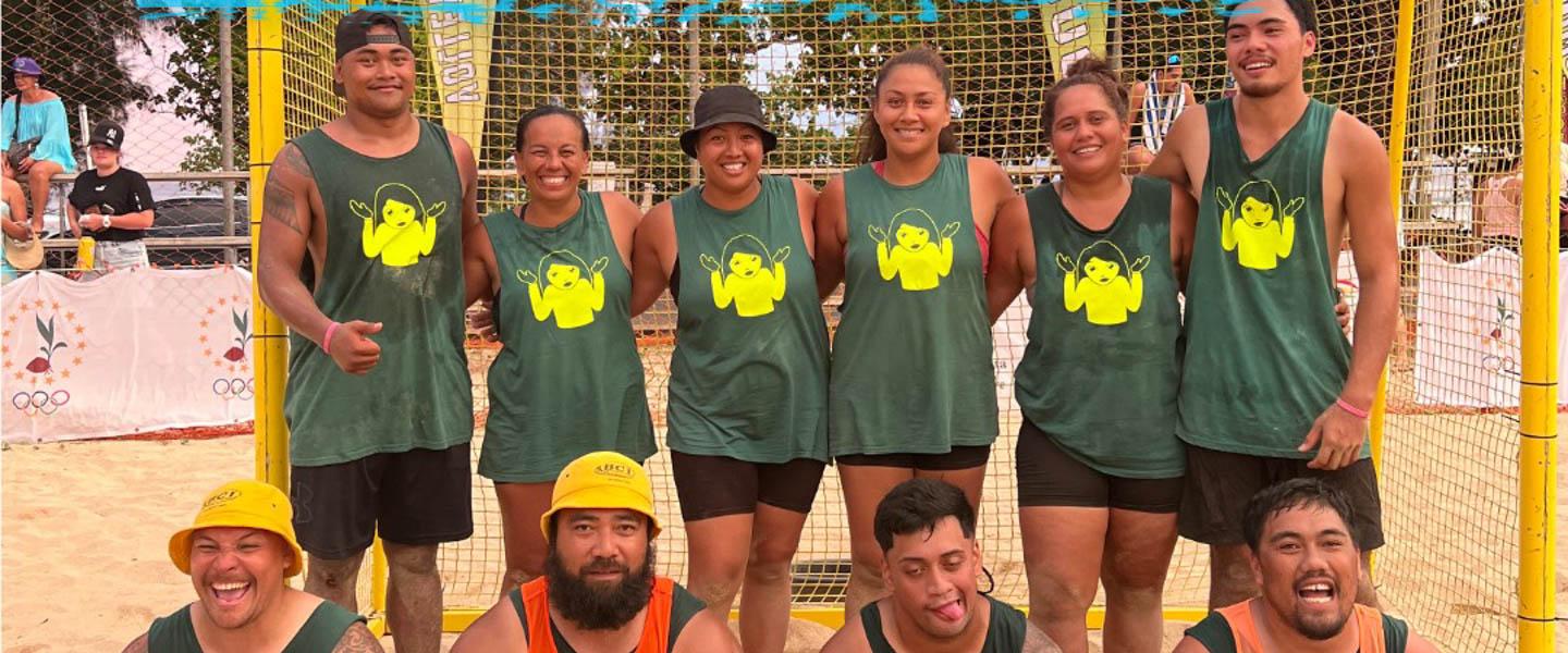 Cook Islands expanding beach handball popularity and talent pool in national beach games