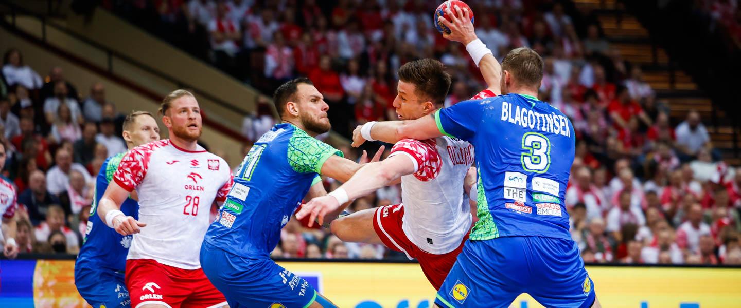 Slovenia shock Poland to earn main round berth