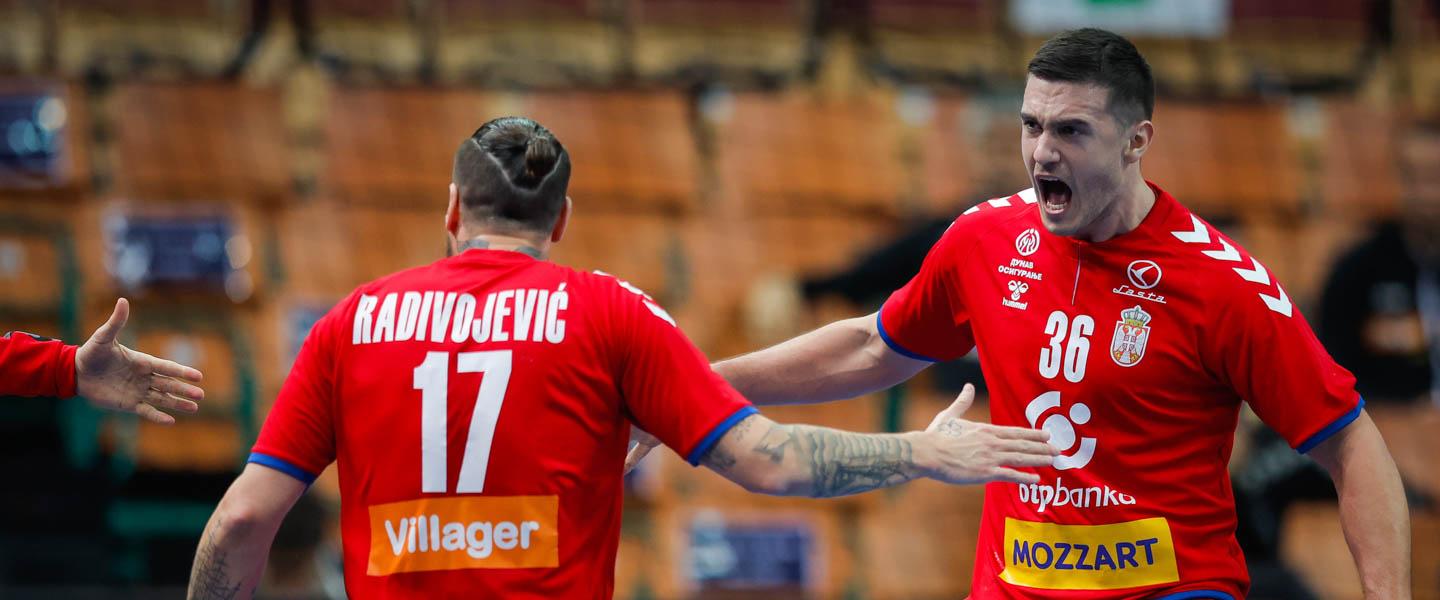 Serbia power through to main round with two points