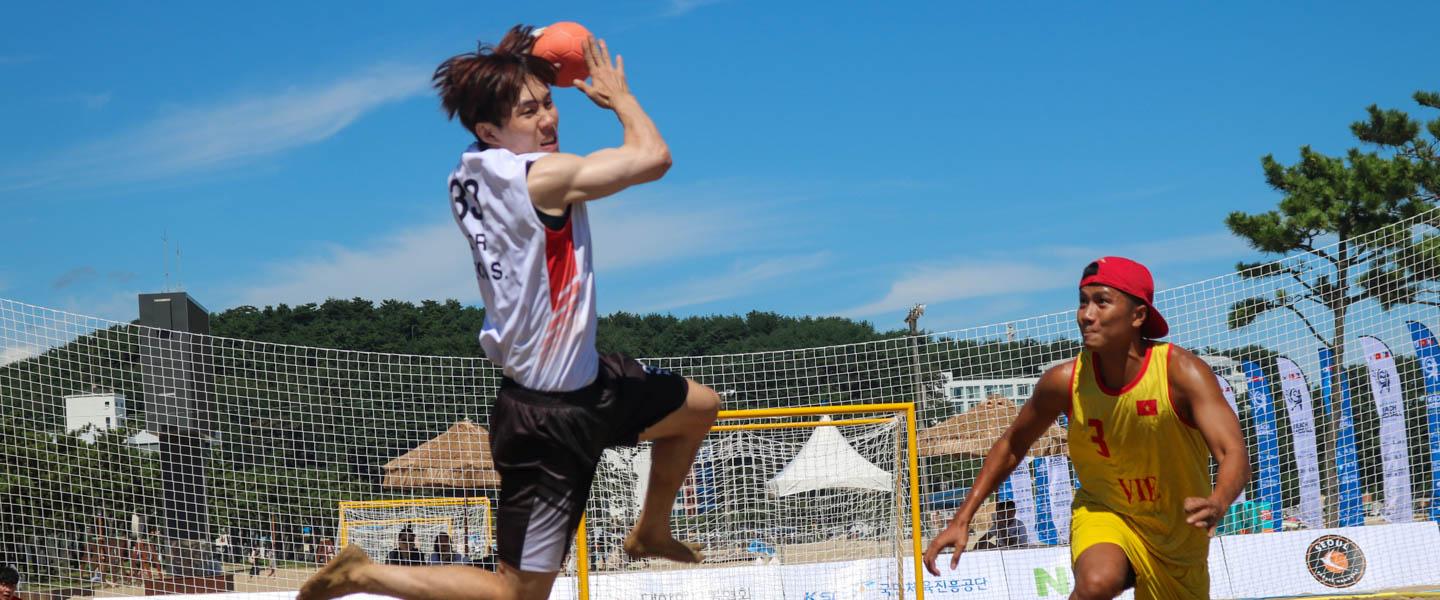 A giant, historic step for Korean beach handball