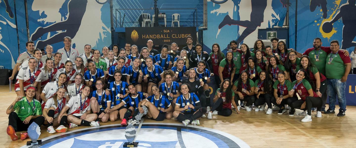 ARUJÁ, SP - 20.12.2020: FINAIS DA LIGA NACIONAL DE HANDEBOL 2020 - Awards. The day came for the grand final of the National Men's Handball League 2020, with EC Pinheiros x Taubaté