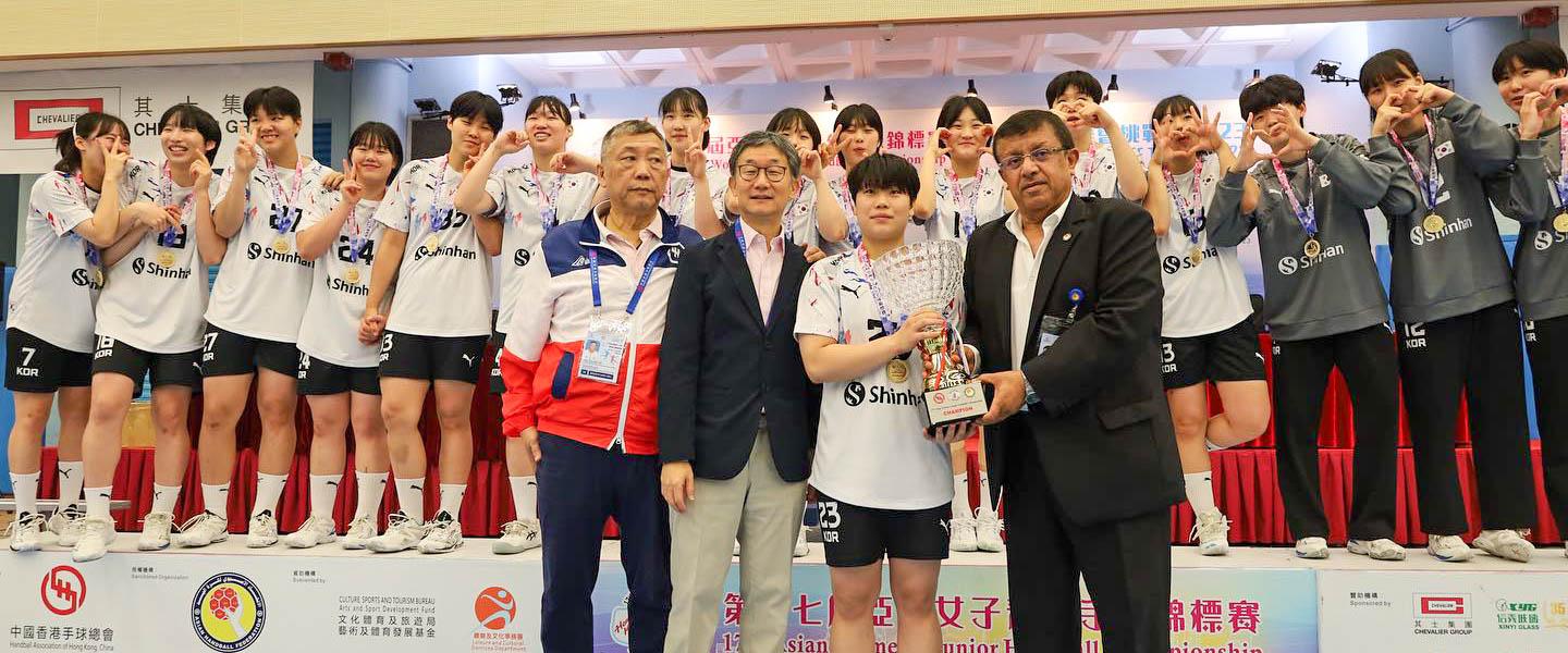 Golden generation wins another gold for the Republic of Korea at the AHF Asian Women’s Junior Handball Championship