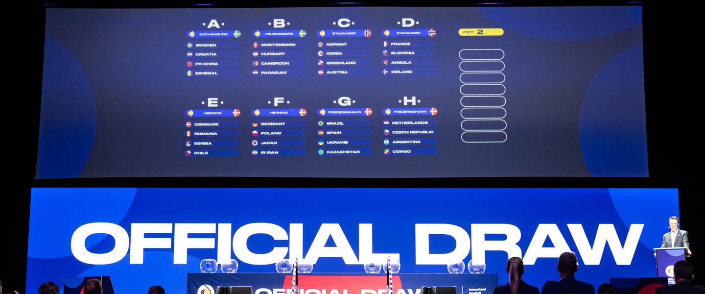 IHF 2023 IHF Women's World Championship draw: How to watch