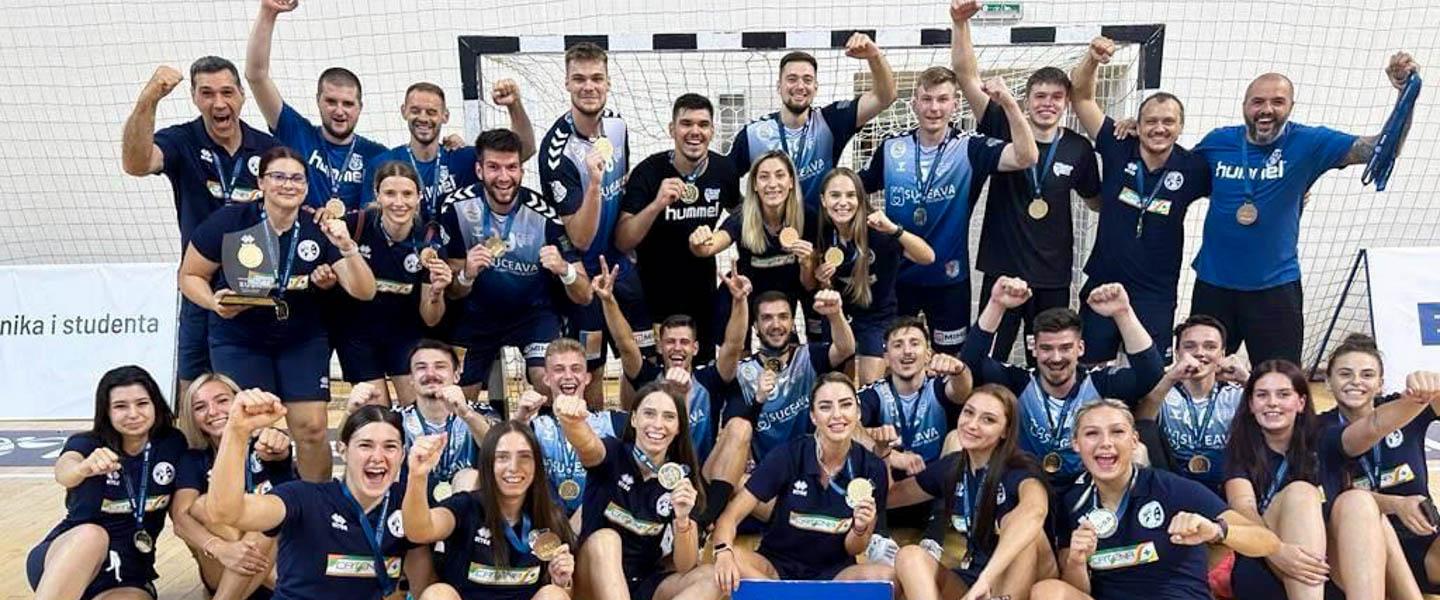 Romanian universities make the double at the European Universities Handball Championships 2023