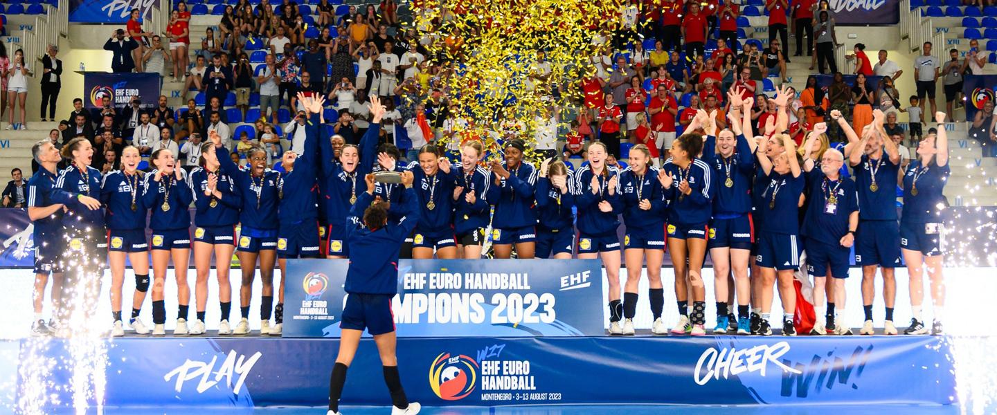 France strike gold at the W17 EHF EURO 2023, after a 16-year wait