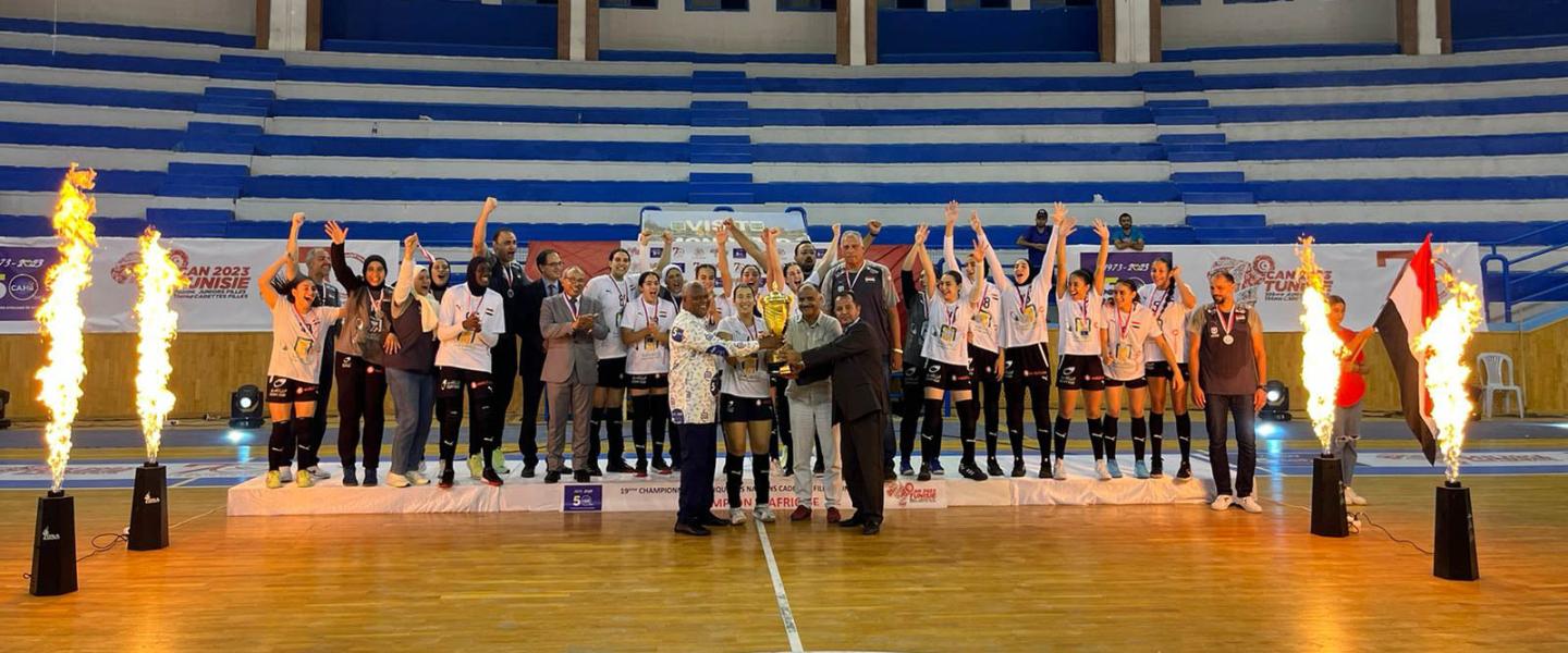 Historic win for Egypt at the 2023 CAHB African Women's Youth Handball Championship