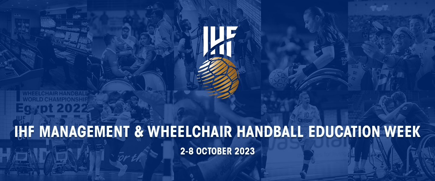 Seven lectures to headline an interesting 2023 IHF Management & Wheelchair Handball Education Week
