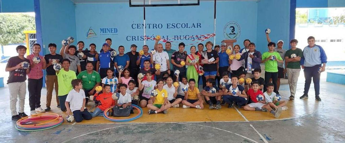 Children’s handball in the spotlight in Nicaragua