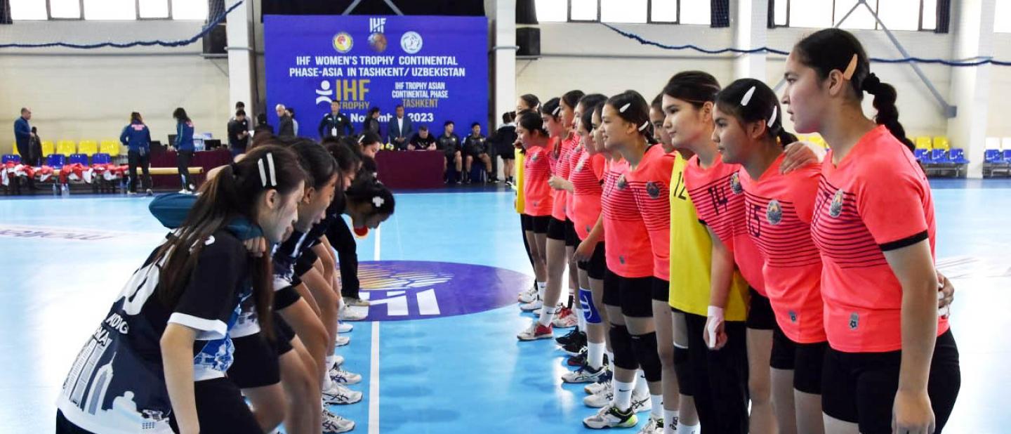 Uzbekistan Under-19 and Under-17 teams reach the InterContinental Phase of the Women’s IHF Trophy
