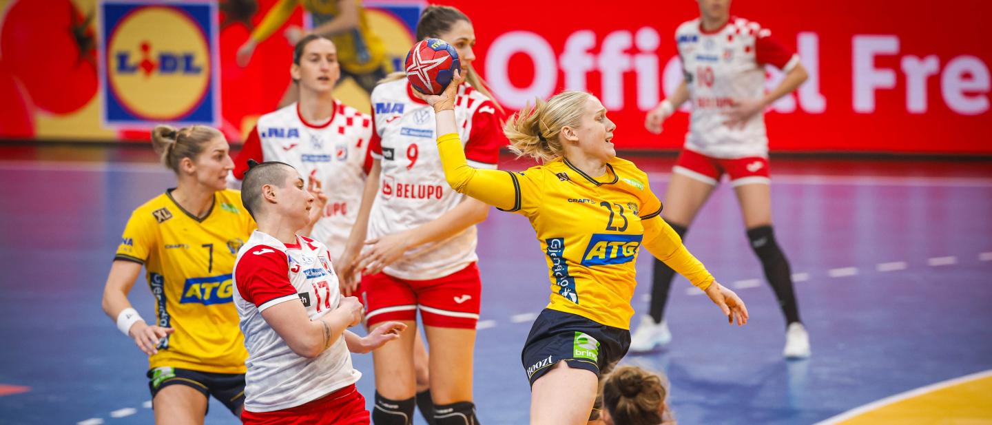 Sweden ease with four points into main round with big win over Croatia
