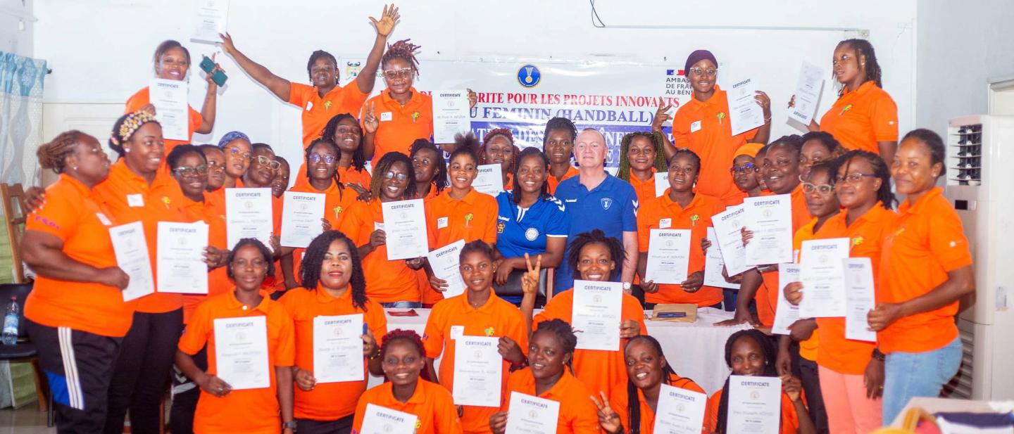 Benin’s Female Sport Project moves forward with D Licence coaching course