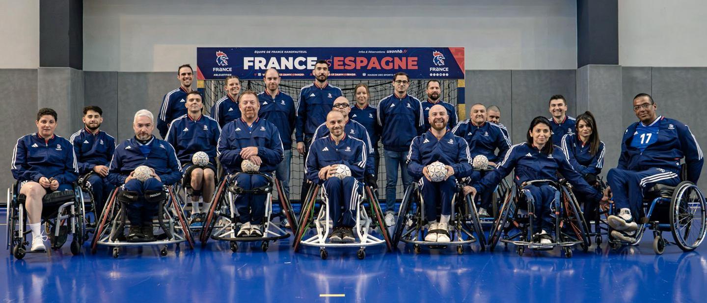 France make international wheelchair handball debut