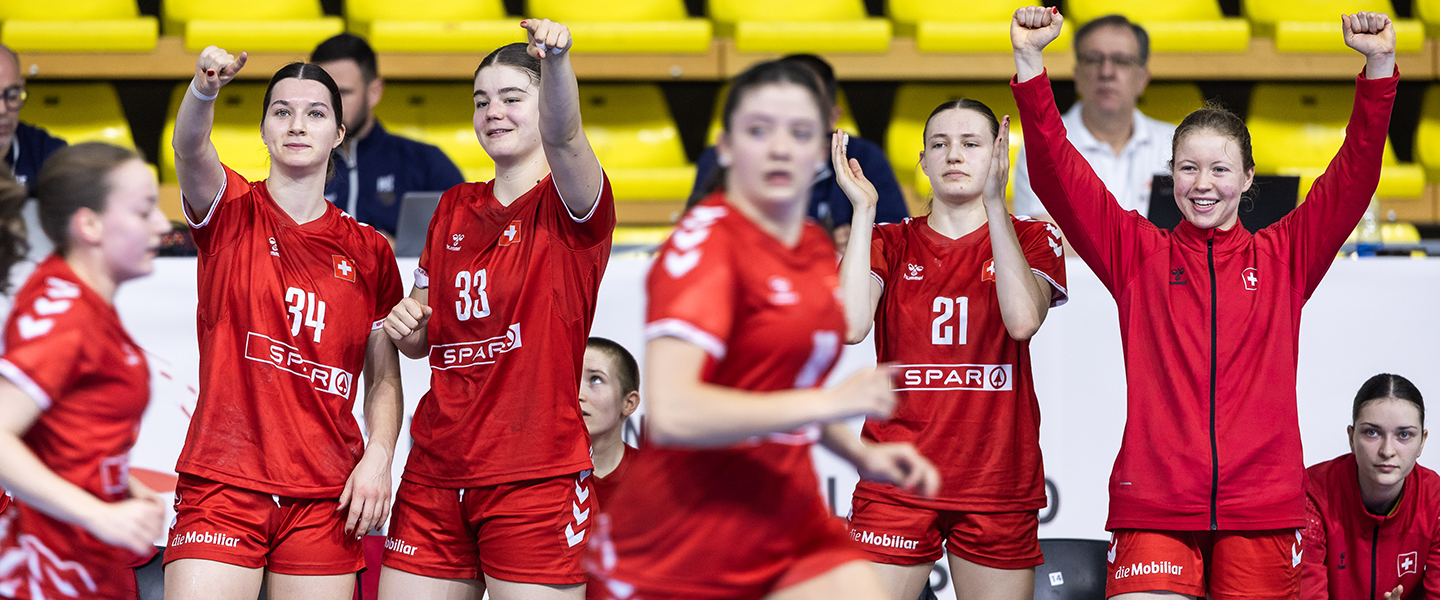 Switzerland go to the main round after their largest-ever win at the IHF Women's Junior World Championship