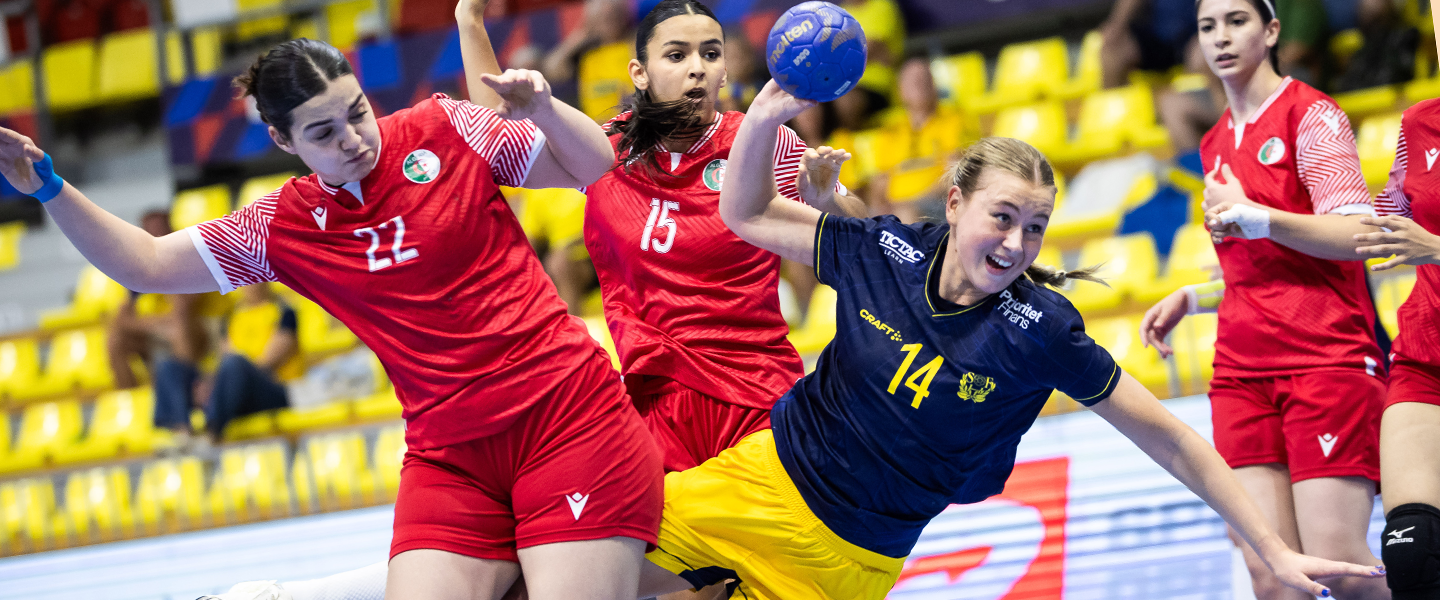 Dominant Sweden cruise past Algeria to seal second win at North Macedonia 2024