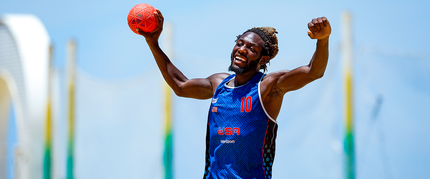 IHF Beach Handball Showcase: USA’s Ebiye Jeremy – ‘Pushes the limits of what’s possible as a human’