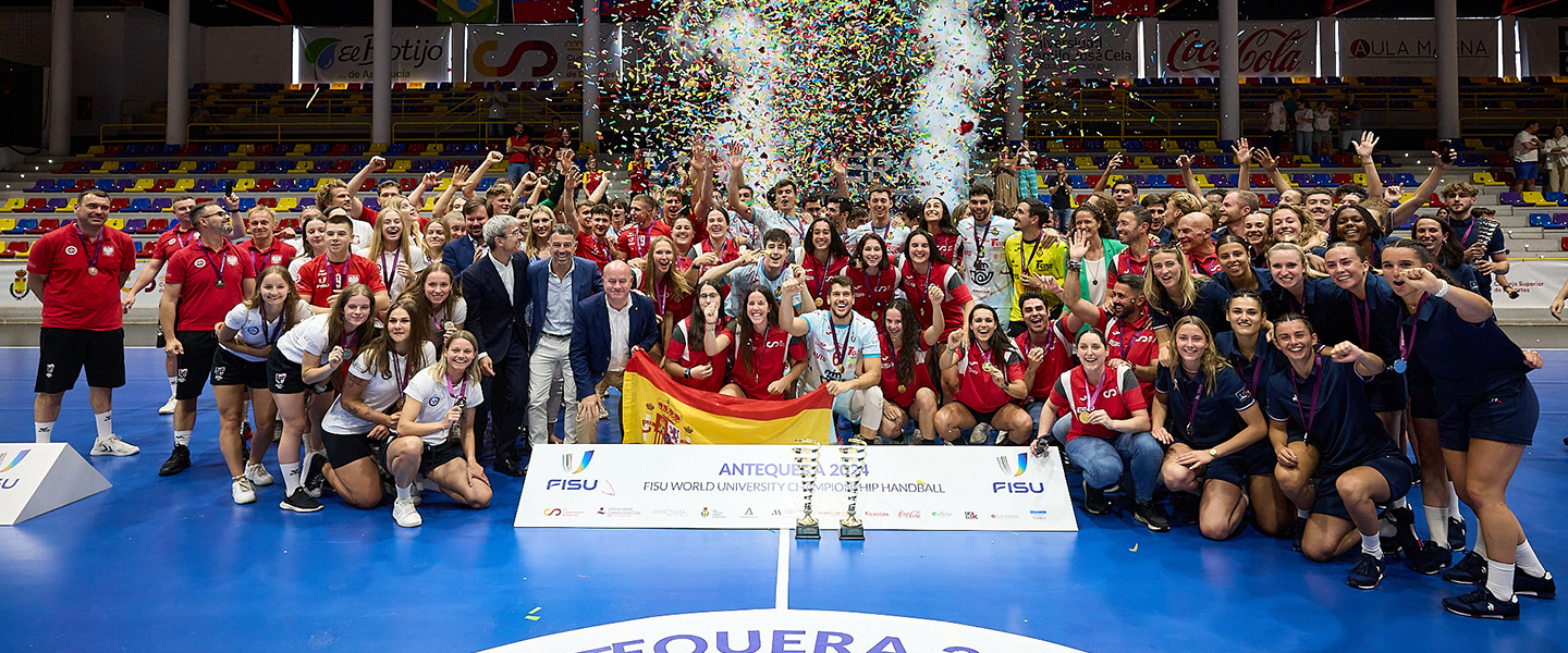 Spain seal two titles at the 2024 FISU World University Championships Handball
