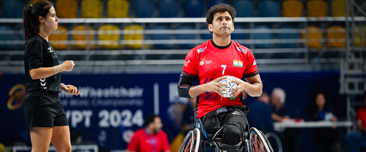 India wheelchair handball captain Choudhari: "I'm born to fly"