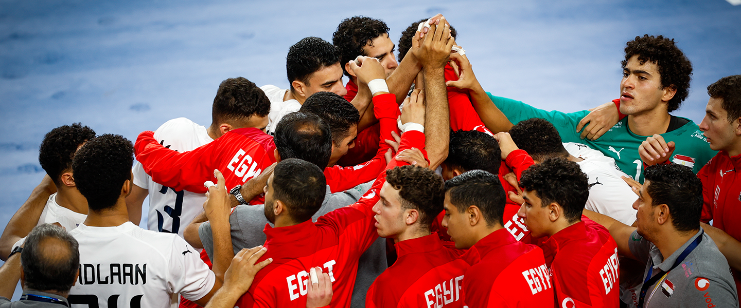 Eight teams line up at the start of the 2024 CAHB African Men’s Junior Handball Championship