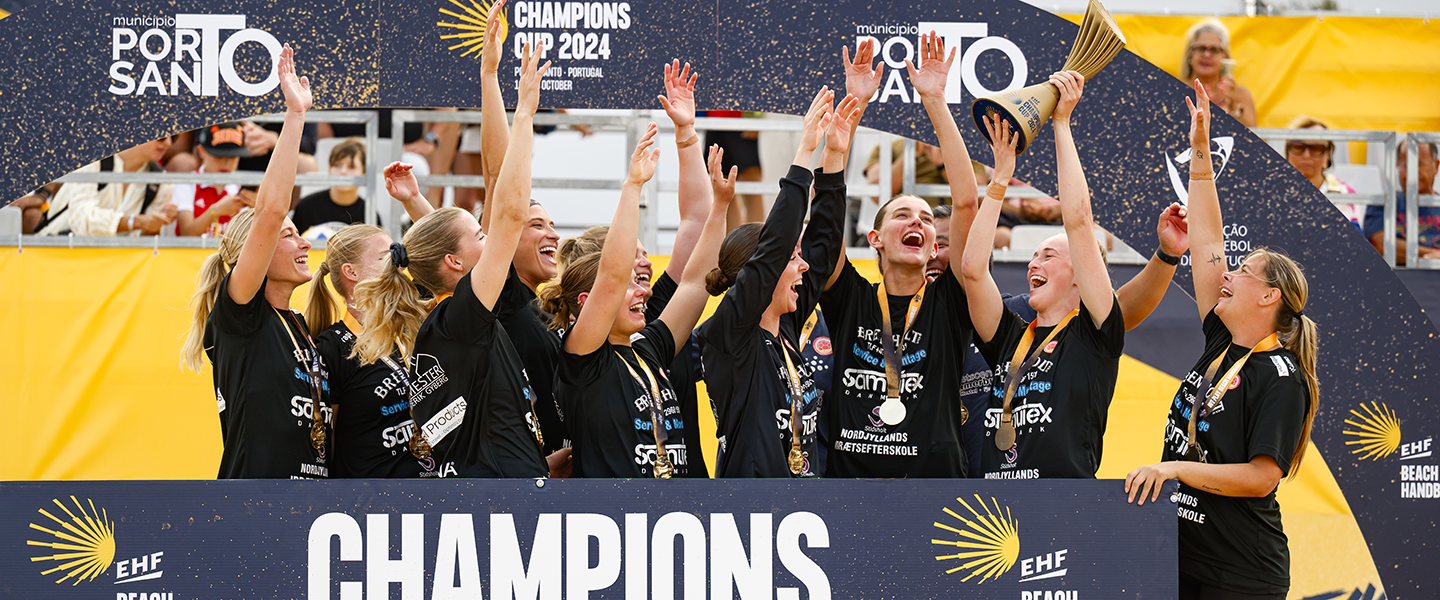 Denmark and Portugal teams reign supreme at 2024 EHF Beach Handball Champions Cup