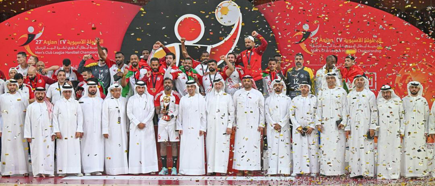 Sharjah SC secure historic win at the AHF Asian Men’s Club League Handball Championship