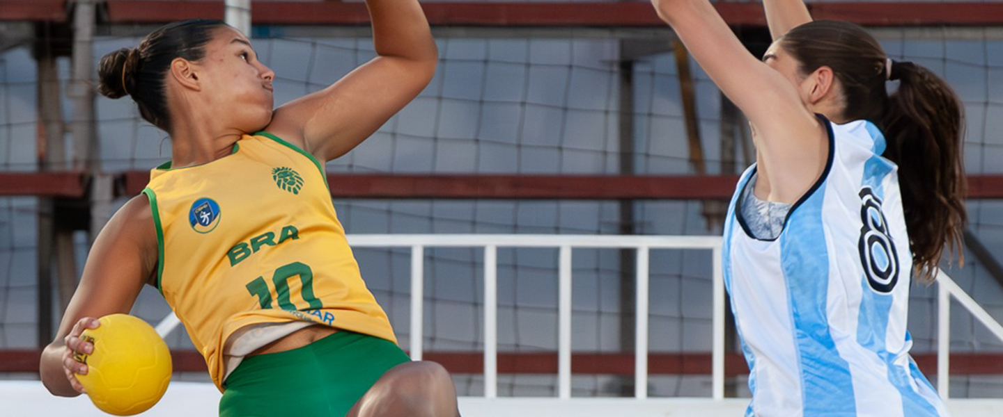 Argentina men and Brazil women win youth SCAHC Beach Handball titles