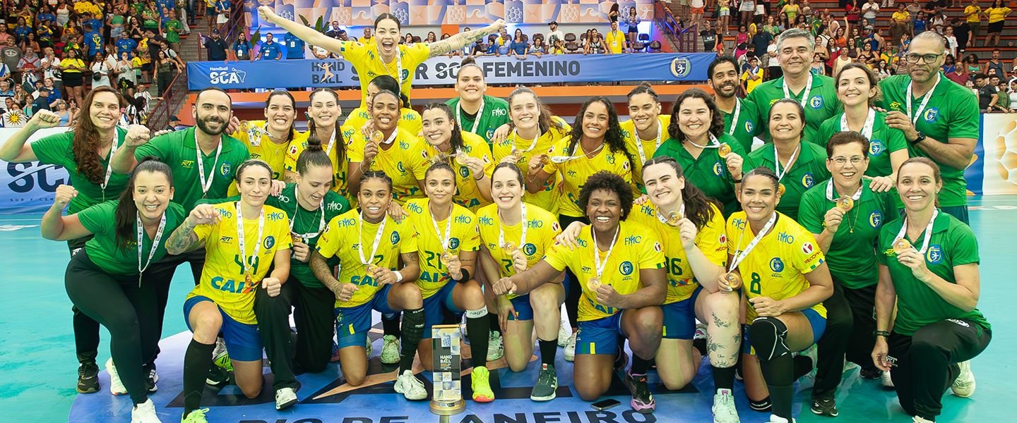Brazil confirm powerhouse status and win title at the  2024 South and Central American Women's Handball Championship