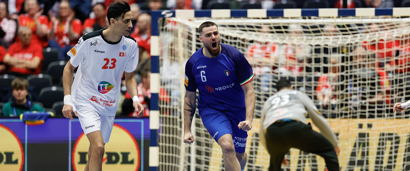 "Azzurri" soar to huge win against Tunisia to throw off Croatia/Denmark/Norway 2025