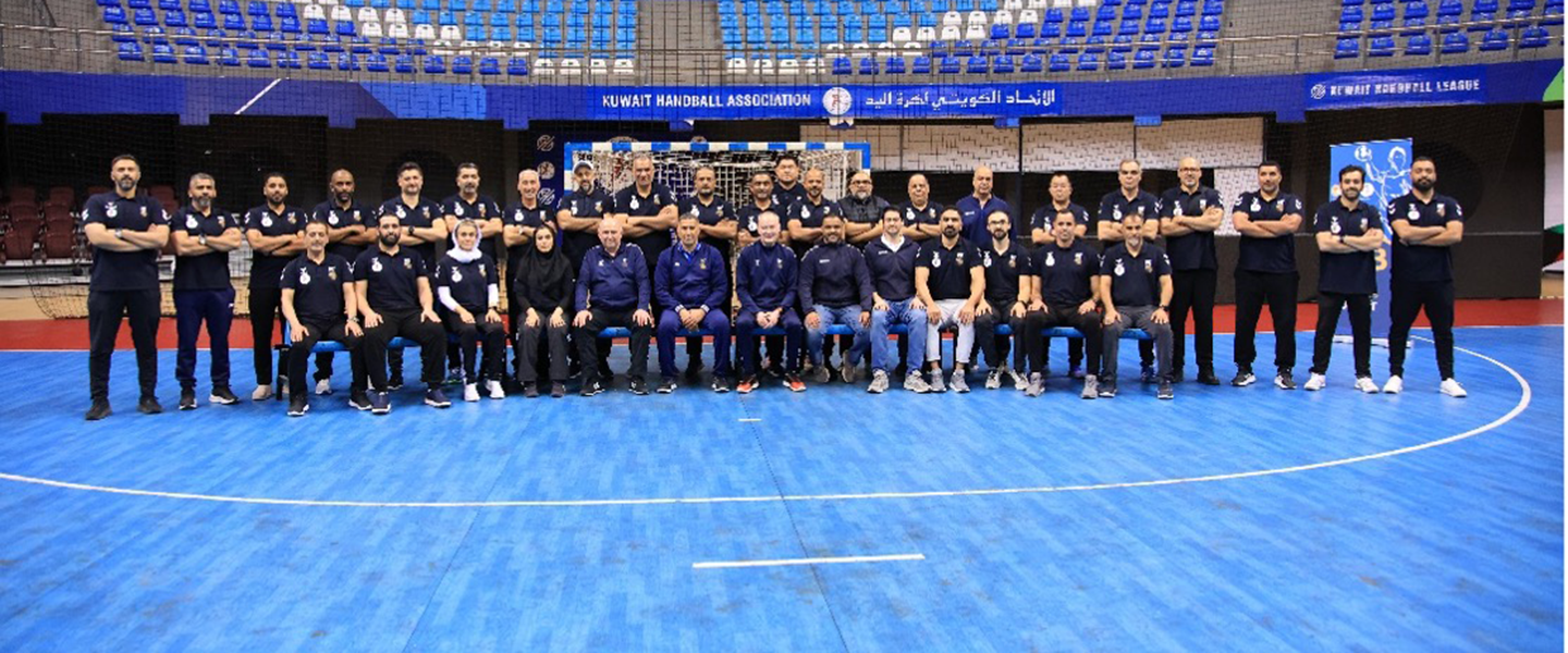 31 coaches attend first B-licence course for the Asian Handball Federation in Kuwait