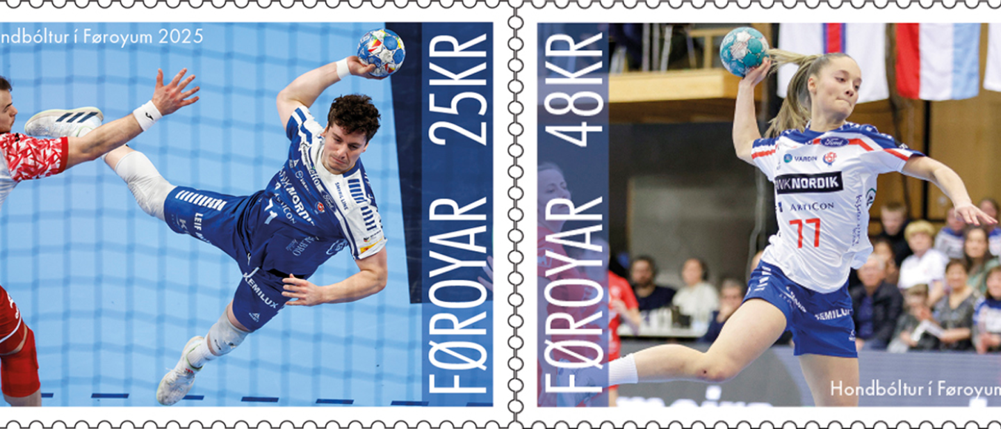 Surprise, respect and achievement â Faroese handball celebrated by stamp set