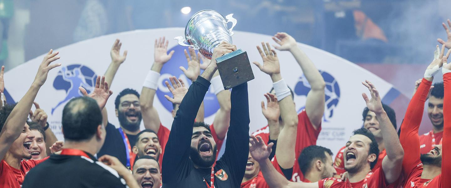 Al-Ahly and Petro Atletico at the double, clinching trophies at the 41st CAHB African Men's and Women’s Cup Winners' Cup