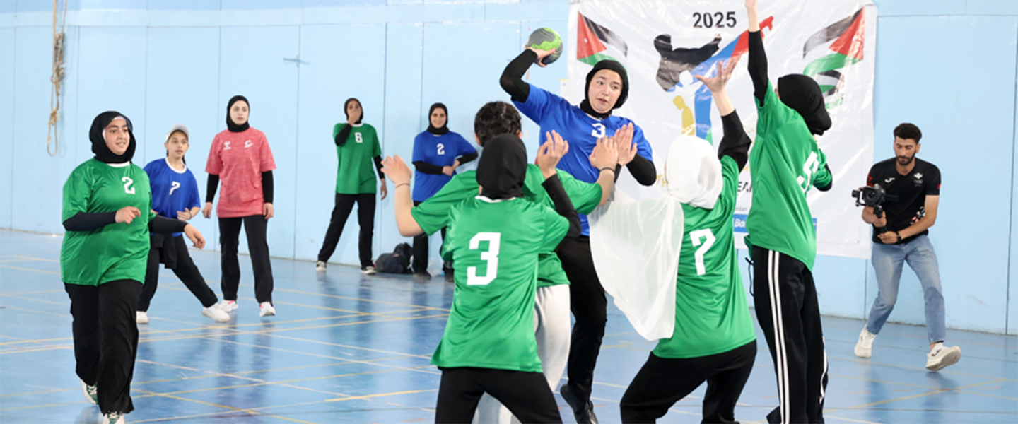 Handball makes debut at the Hope and Dreams Sports Festival in Jordan