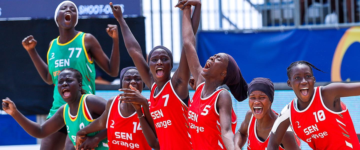 Senegal’s beach handball women make history 500 days ahead of hosting Youth Olympic Games