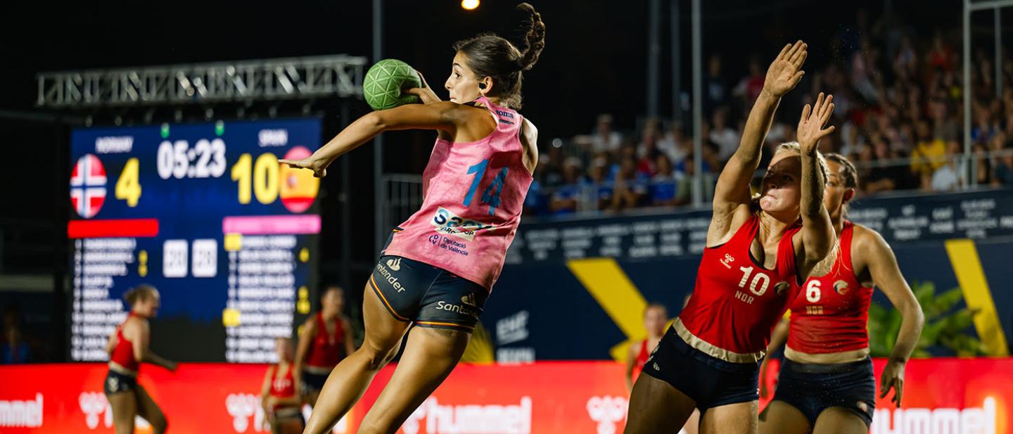Women’s youth beach handball world champions Spain add European title in Türkiye