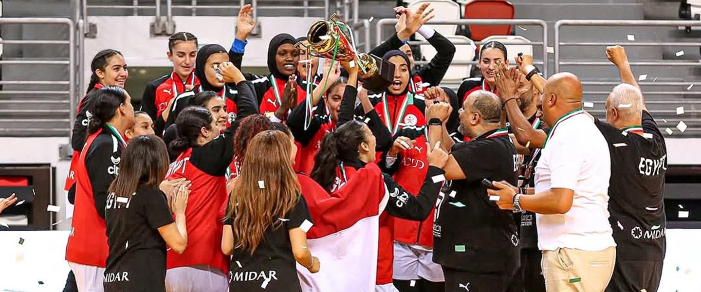Egypt deliver perfect performance to seal maiden title at the 2025 CAHB African Women's Junior Handball Championship