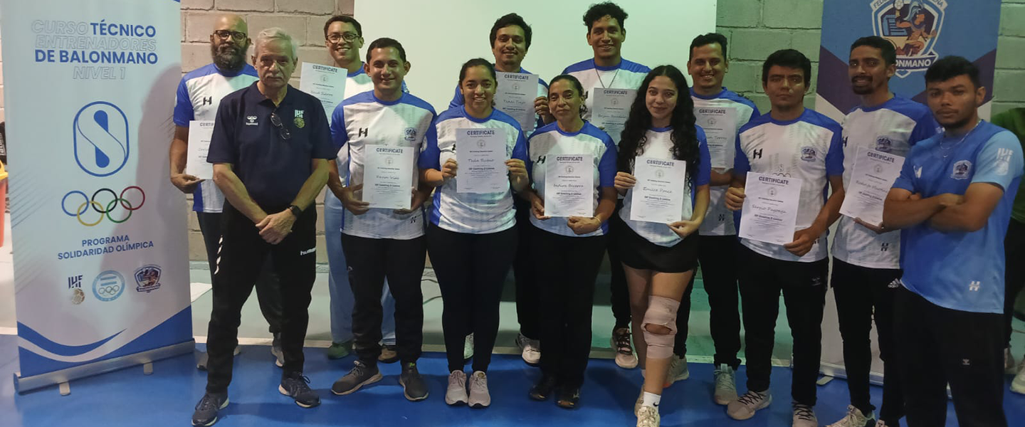 OLSOL Course in Honduras provides 14 coaches with IHF D-Licence
