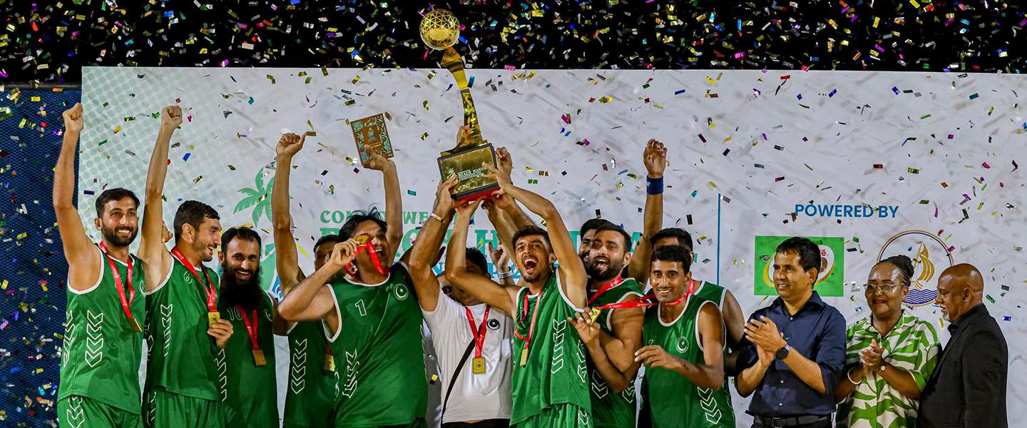 Pakistan men win inaugural Commonwealth Beach Handball Championship in Maldives