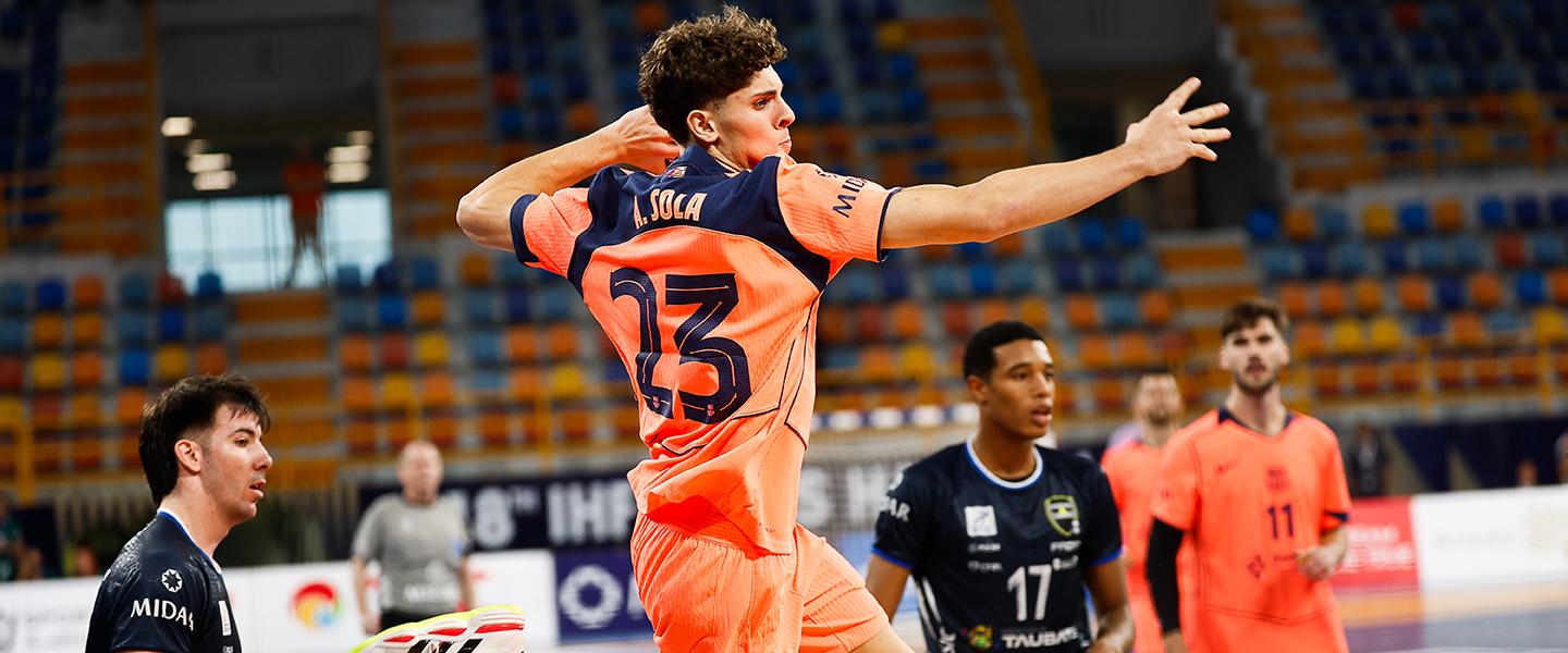 Barcelona's young wings shine to lift them past Taubaté