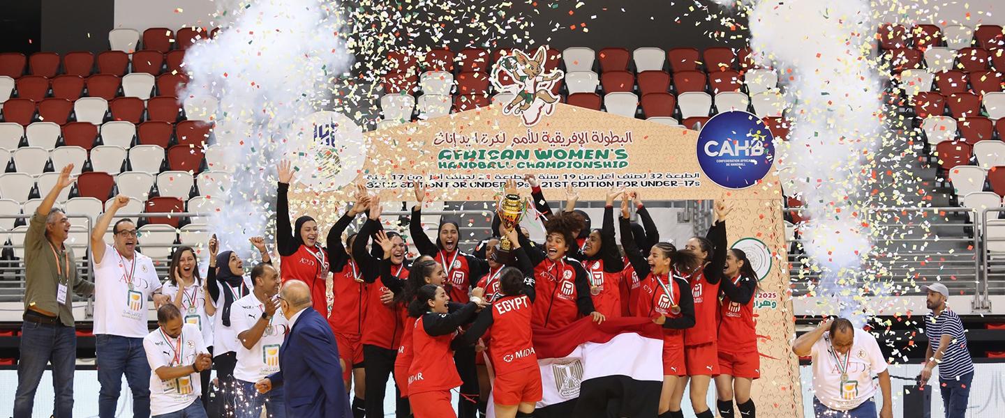 More success for Egypt, as they reign supreme at the 2025 CAHB African Women’s Youth Handball Championship