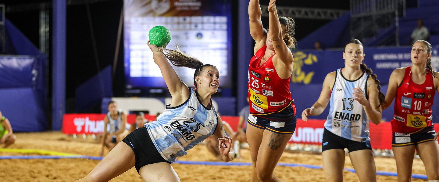 2025 IHF Beach Handball Global Tour: Finals – Day 1 Review: Argentina impressive in Brazil