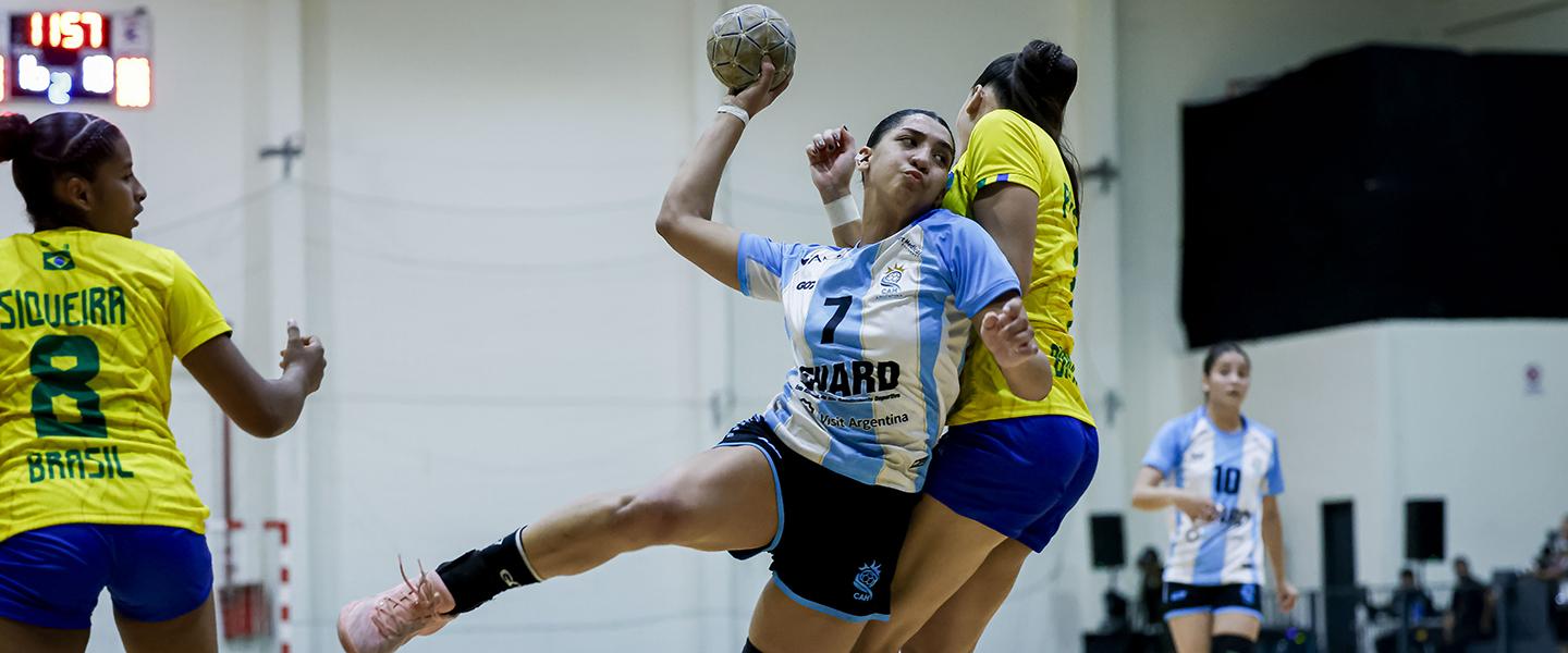 Argentina strike gold at SCAHC Women's Youth Handball Championship