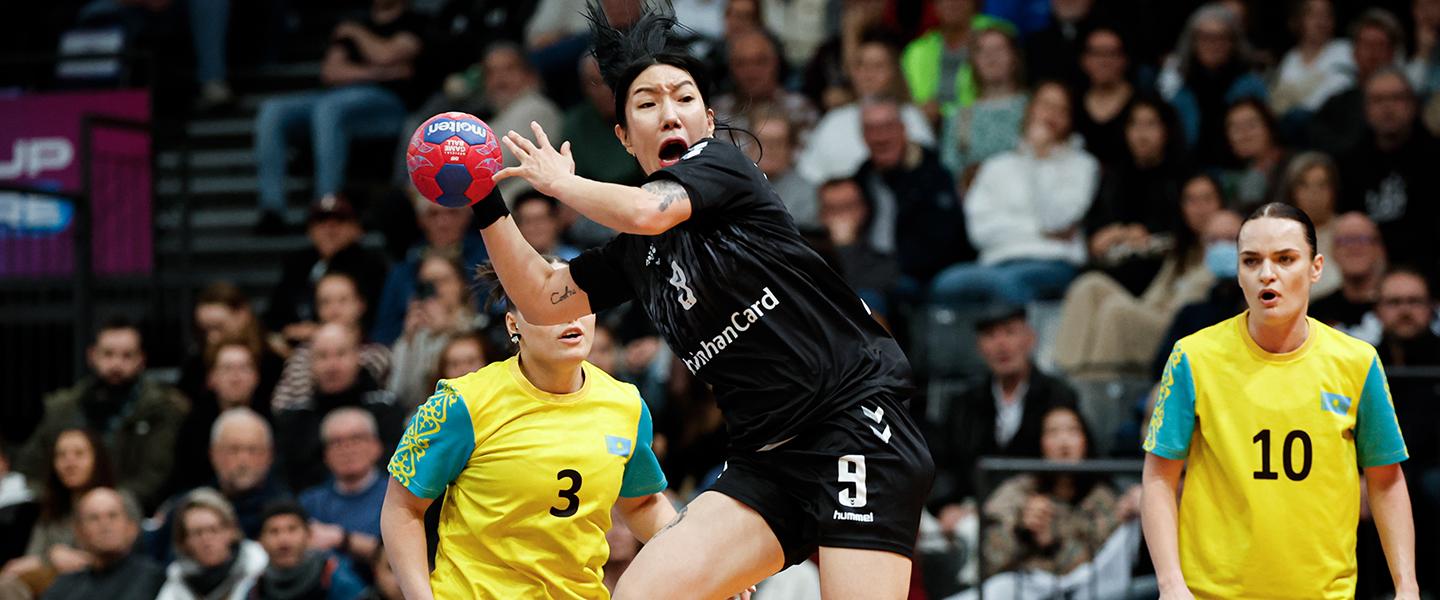 Republic of Korea open account, defeating Kazakhstan and move on to Dortmund 