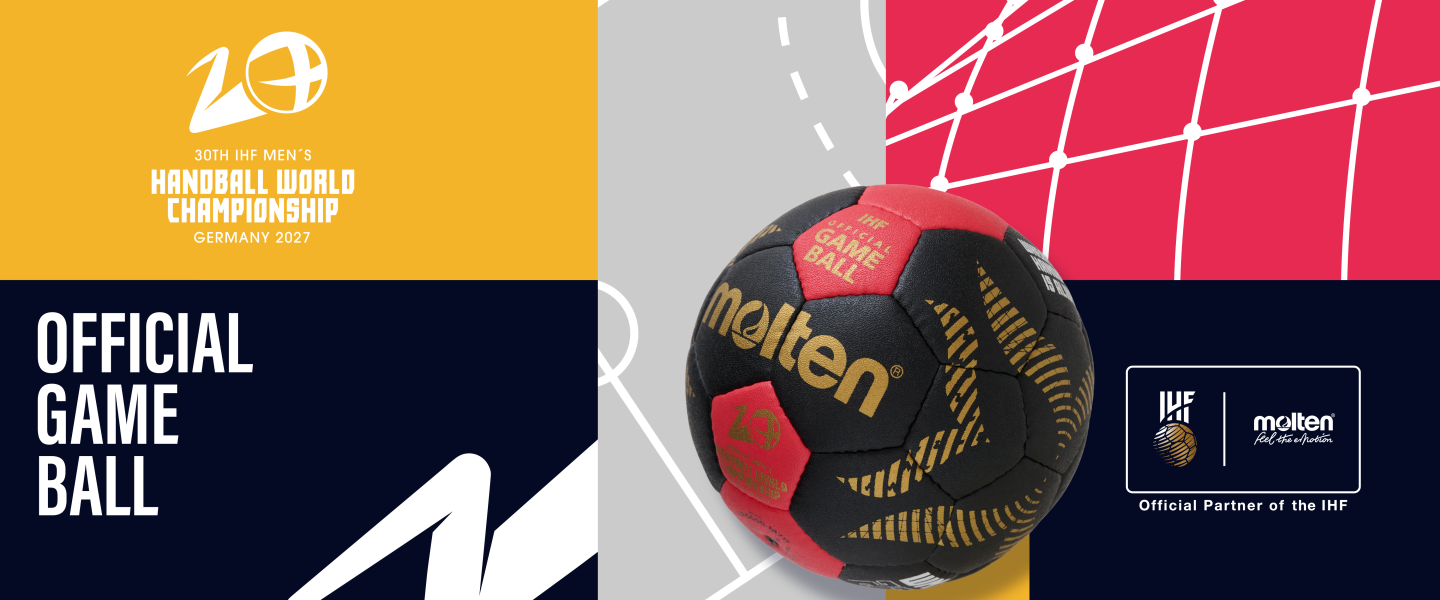 IHF and Molten unveil official ball for the 2027 IHF Men’s World Championship